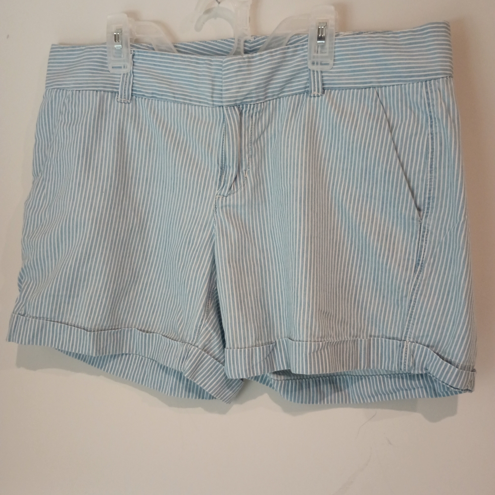 Dear John Sky Blue Striped Women's Shorts